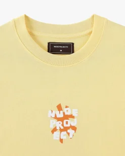 Astro Tee Pale Banana