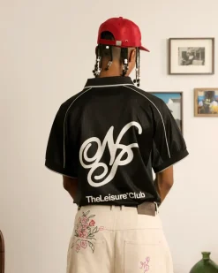 Basic Football Tee Black