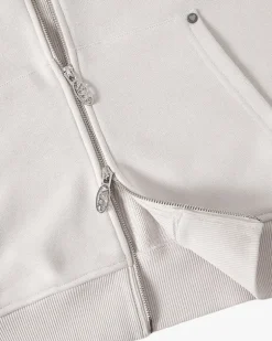Beast Zip-Up Hoodie Grey