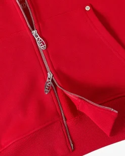 Beast Zip-Up Hoodie Red