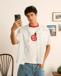 Block Shirt Baby Blue