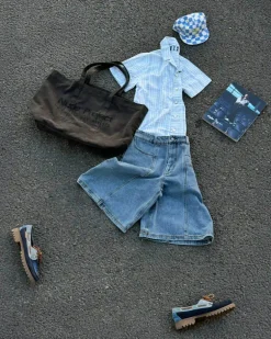 Block Shirt Baby Blue