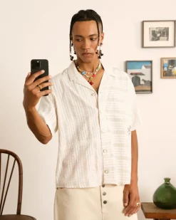 Block Shirt Beige