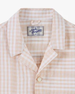 Block Shirt Beige