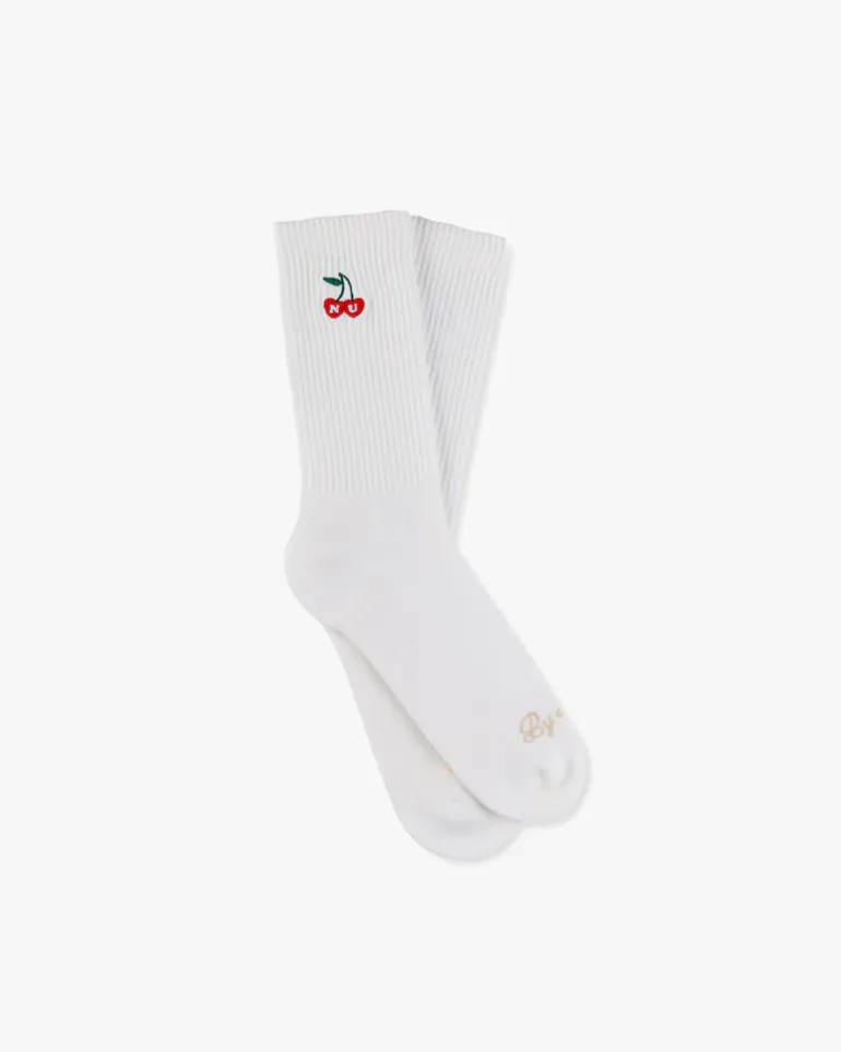 Calcetines Quote Marfil/Rojo 2Xpack