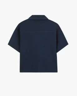 Camisa Marbella Waflle Azul Marino