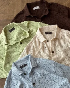 Camisa Romantica Marrón