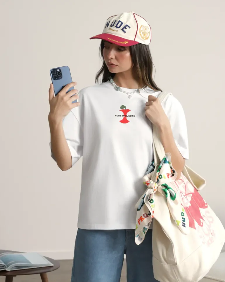 Camiseta Apple Blanca