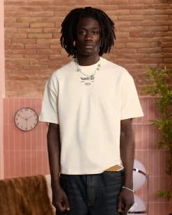 Camiseta Calculator Blanco Crema