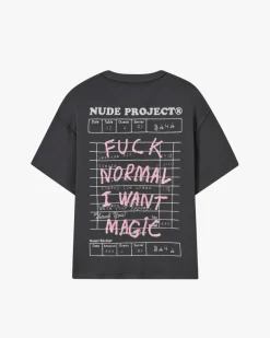 Camiseta Fuck Normal Gris Oscuro