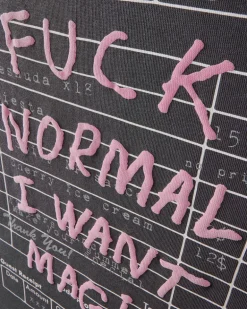 Camiseta Fuck Normal Gris Oscuro