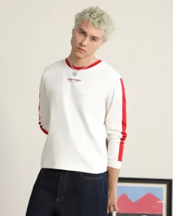 Camiseta Manga Larga Vintage Sports Blanca
