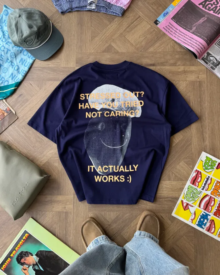 Camiseta Mushroom Azul Marino