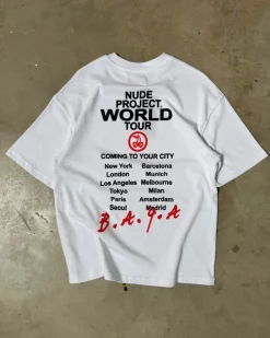 Camiseta Nude Tour Blanca