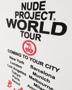 Camiseta Nude Tour Blanca