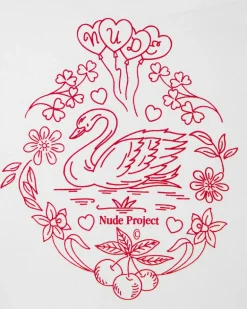 Camiseta Swan Garden Blanca