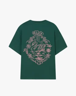 Camiseta Swan Garden Verde