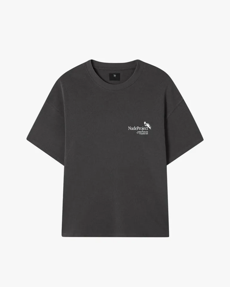 Camiseta Tennis Gris Oscuro