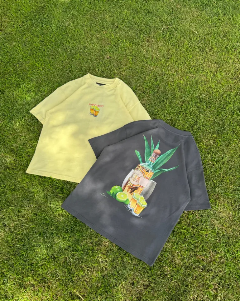 Camiseta Tequila Gris Oscuro