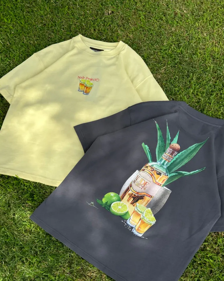 Camiseta Tequila Gris Oscuro