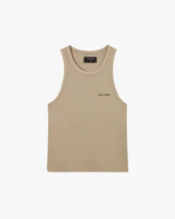 Camiseta Tirantes Ss24 Beige/Gris Oscuro