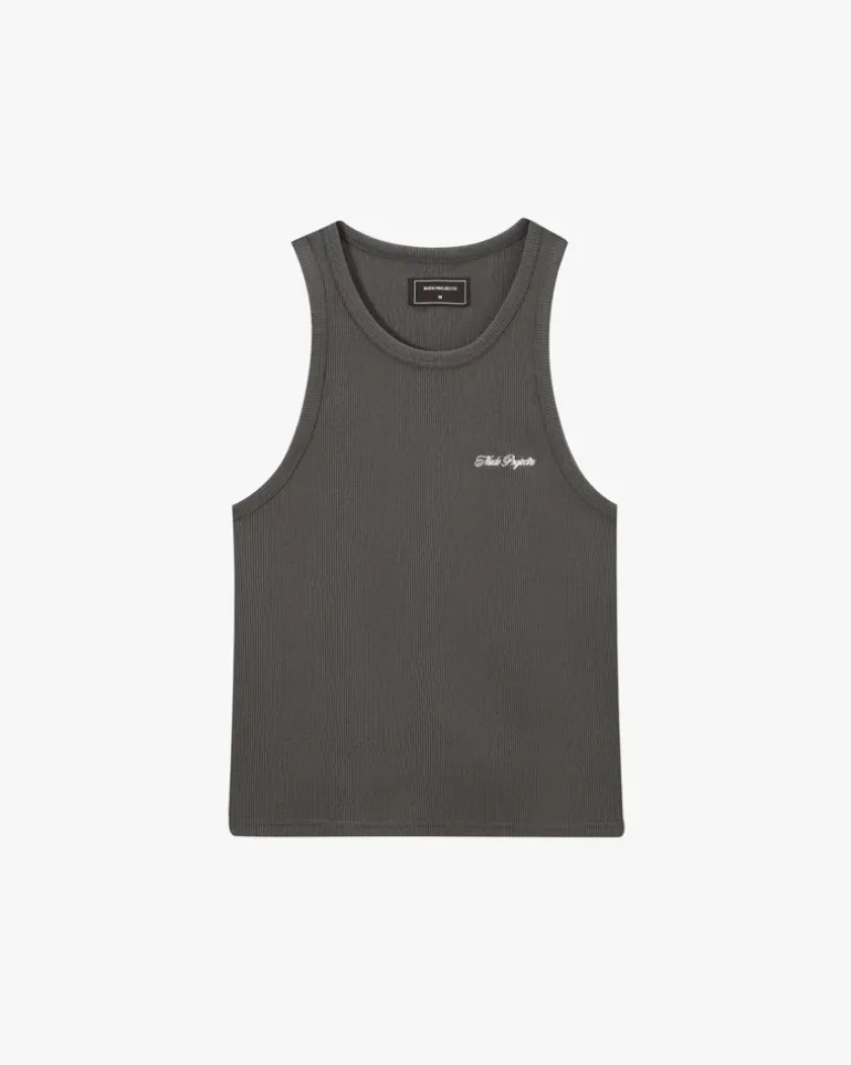 Camiseta Tirantes Ss24 Beige/Gris Oscuro