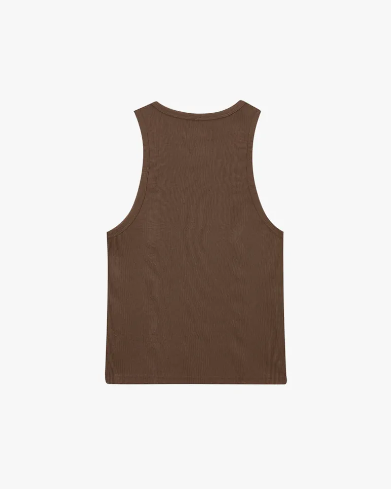 Camiseta Tirantes Ss24 Verde/Marrón
