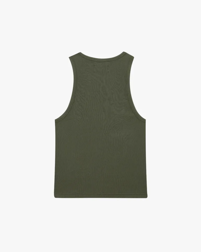 Camiseta Tirantes Ss24 Verde/Marrón