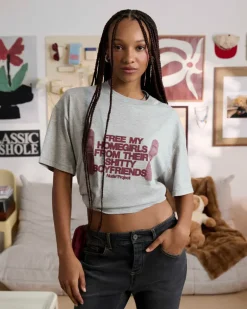 Camiseta Type Shit Gris