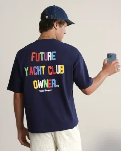 Camiseta Yate Azul Marino