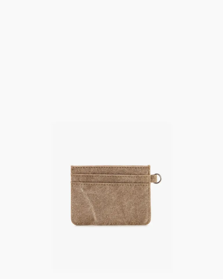 Canvas Cardholder Brown