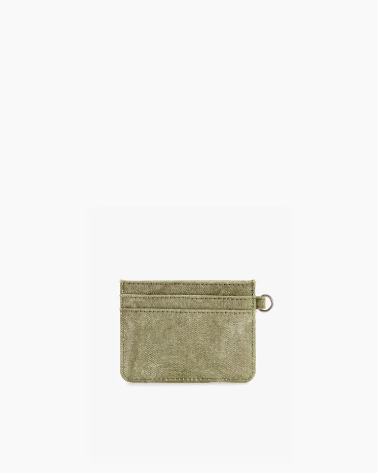 Canvas Cardholder Green