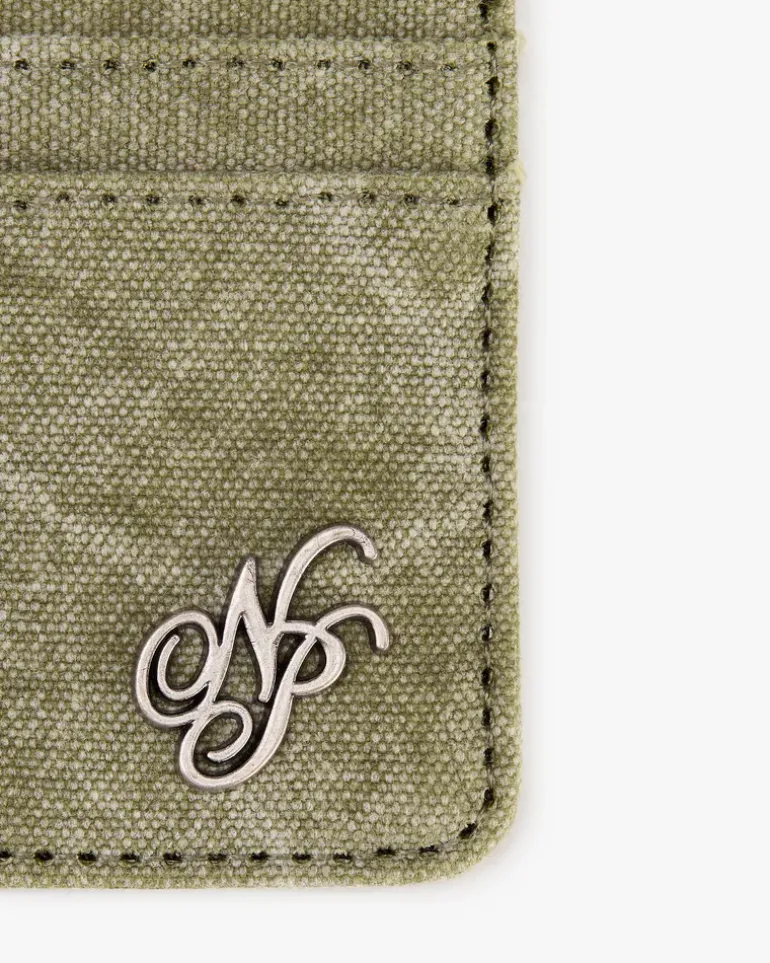 Canvas Cardholder Green