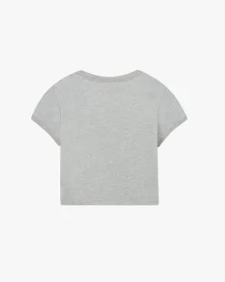 Cerise Top Grey Melange