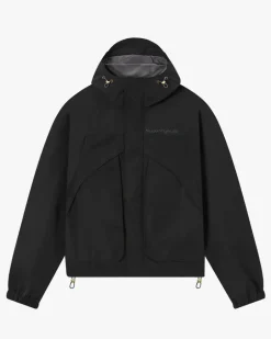 Chaqueta Cortavientos Milestones Negra