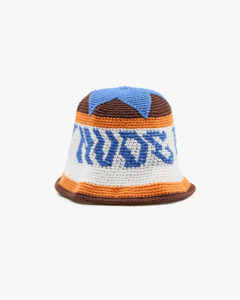 Crochet Bucket Brown