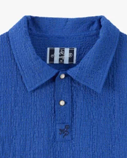 Half Polo Blue