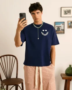Happy Tee Navy