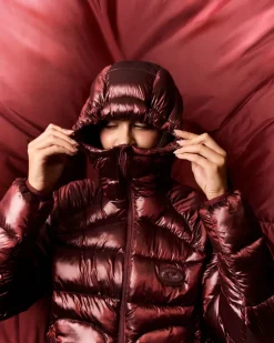 Iconic Puffer Jacket Burgundy