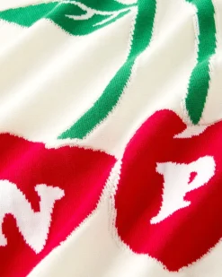 Jersey Cerise Blanco Crema