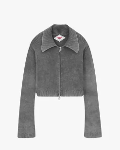 Jersey Con Cremallera First Class Gris Oscuro