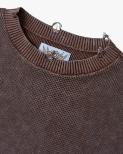 Jersey Perfect Crop Marrón