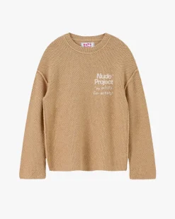 Jersey Reversed Seams Marrón