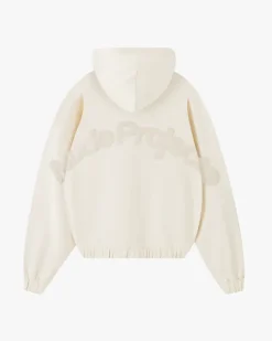 Lace Zip-Up Hoodie