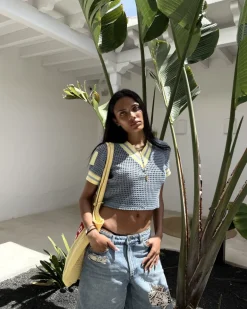 Mesh Tee Blue