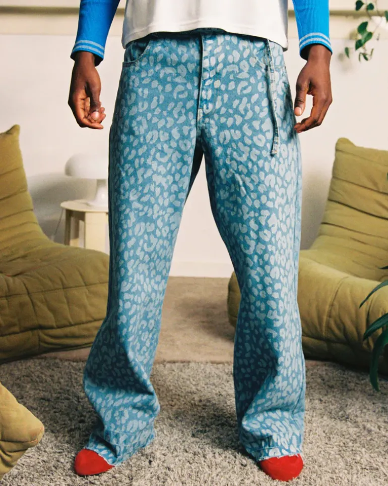 Pantalón Baggy Animal Print Old Denim