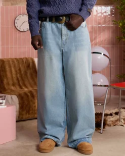 Pantalón Baggy Azul Old
