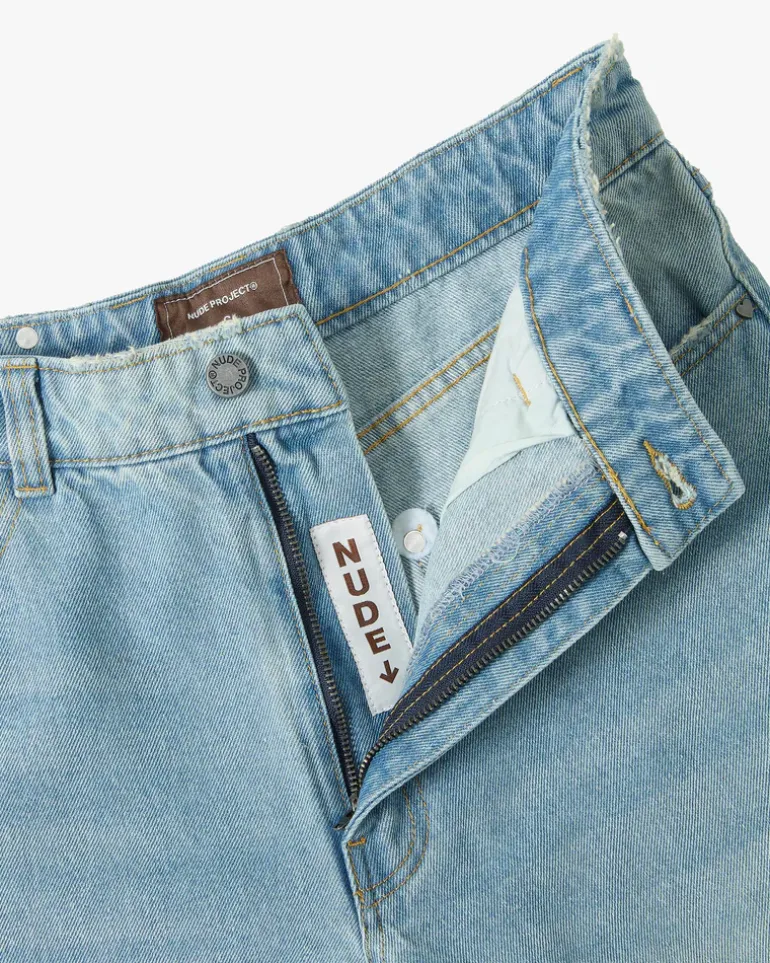 Pantalón Baggy Azul Old