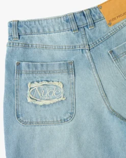 Pantalón Baggy Azul Old