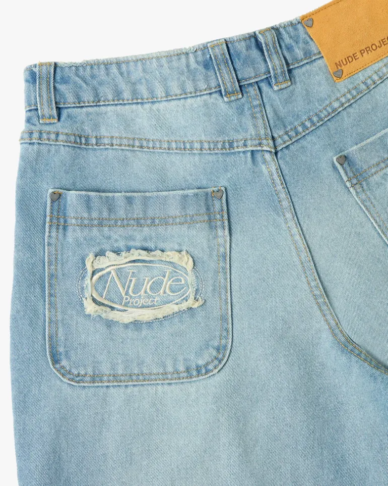 Pantalón Baggy Azul Old